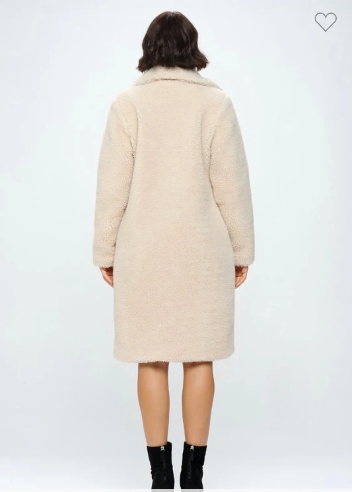 VERÁ SHERPA MID LENGTH COAT