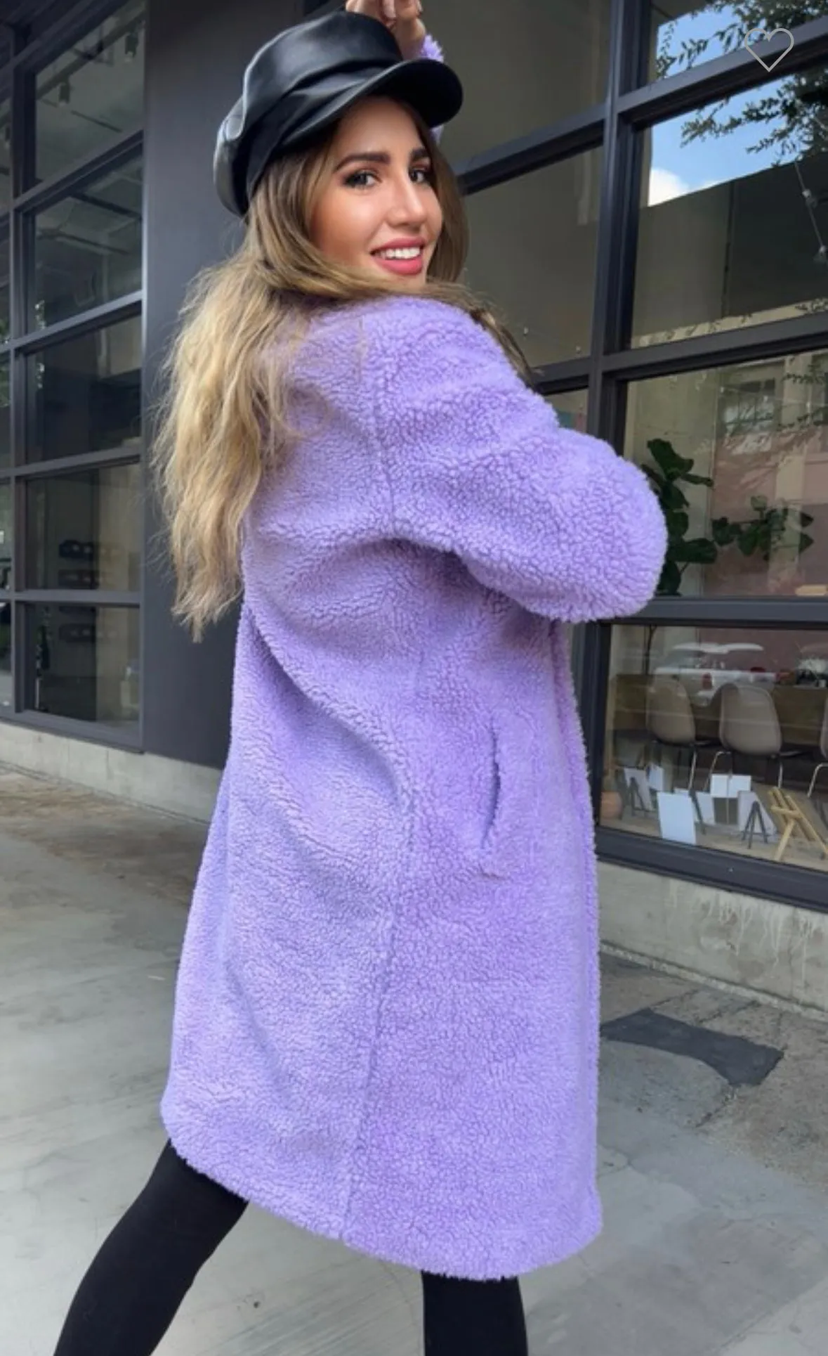 VERÁ SHERPA MID LENGTH COAT