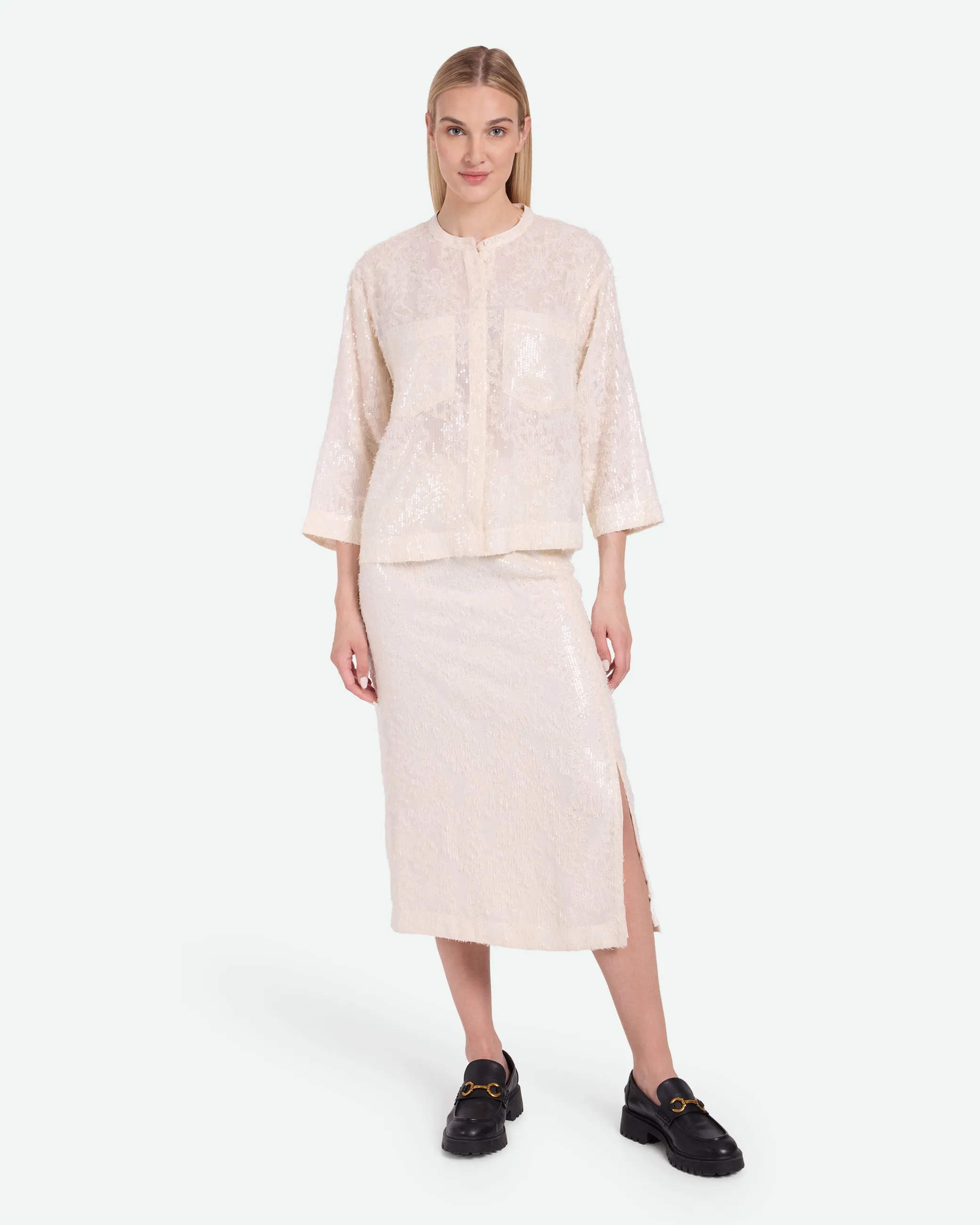 Veronicas 3769 Shirt - Coco Milk