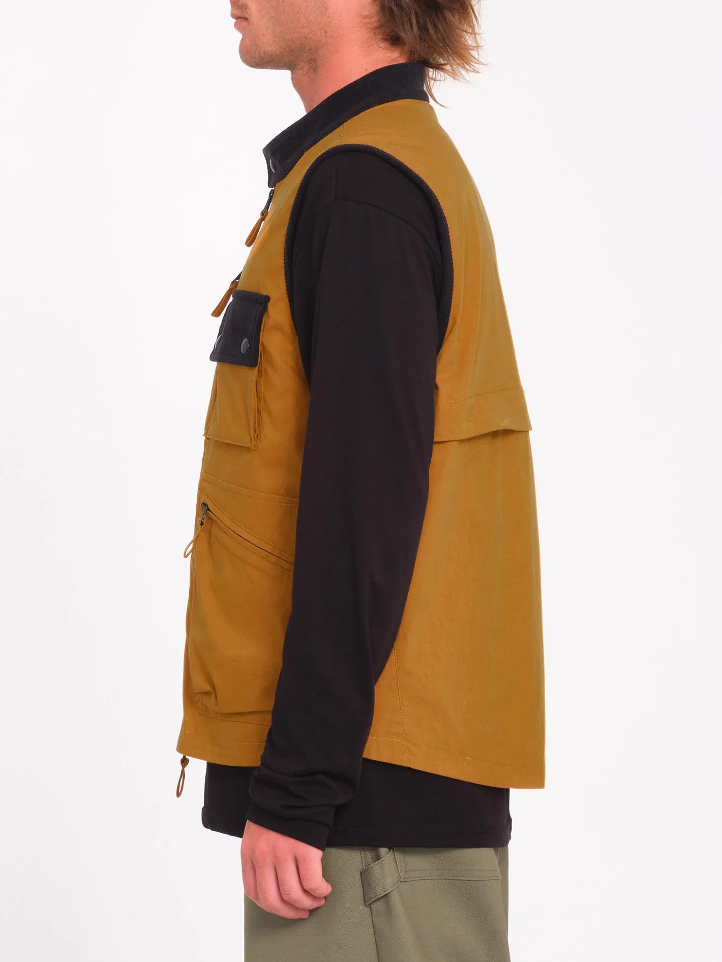 Veste sans manches Tds Bryan Iguchi - CHESTNUT BROWN