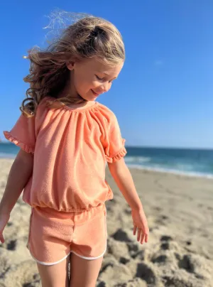Vignette Shannon Terry Top Orange