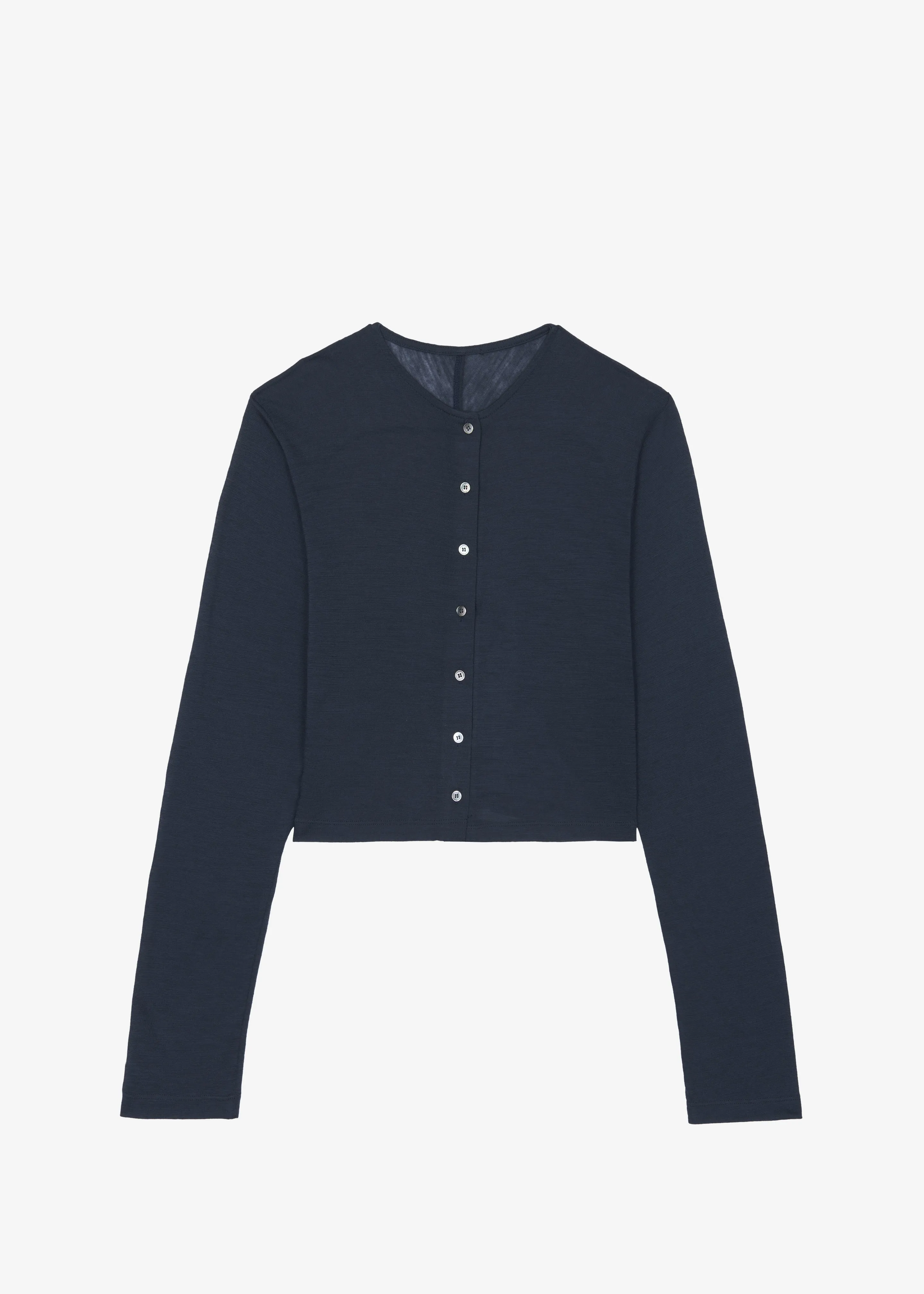 Vinni Thin Wool Cardigan - Navy