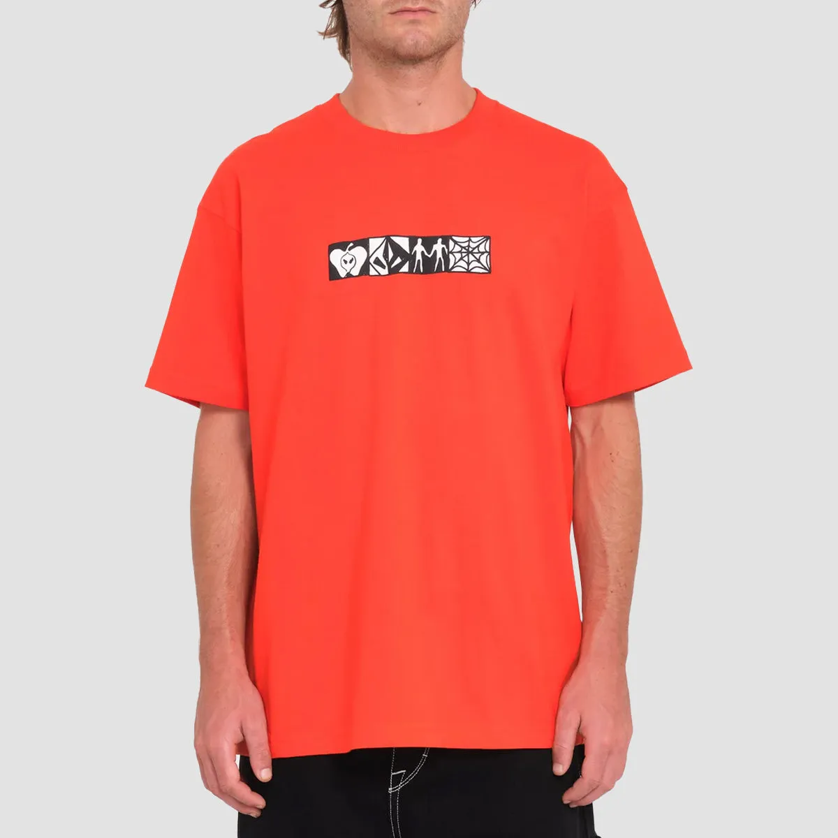 Volcom FA Keutchi 3 T-Shirt Bright Red