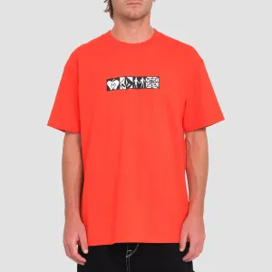 Volcom FA Keutchi 3 T-Shirt Bright Red