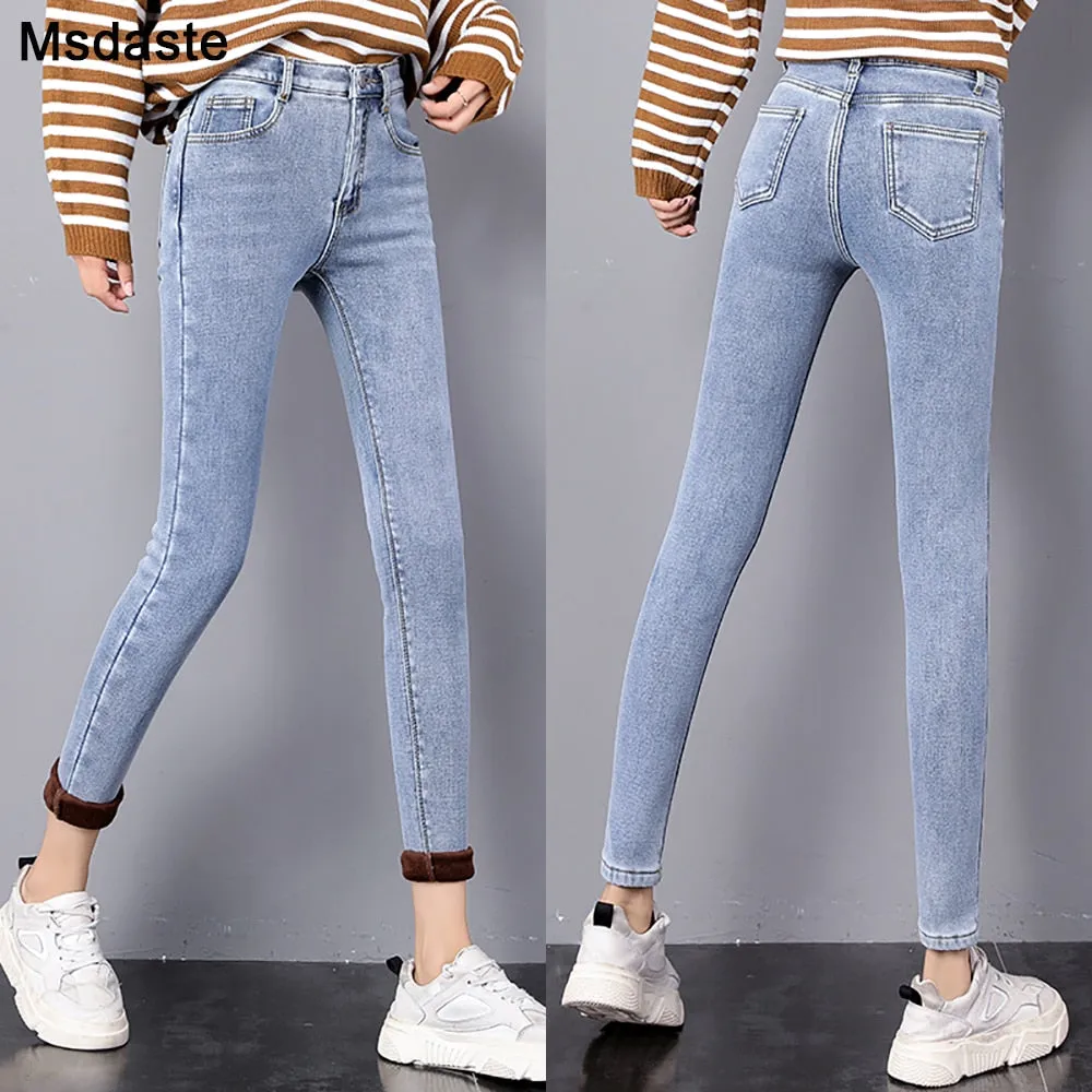 Warm Jean Pants For Women
