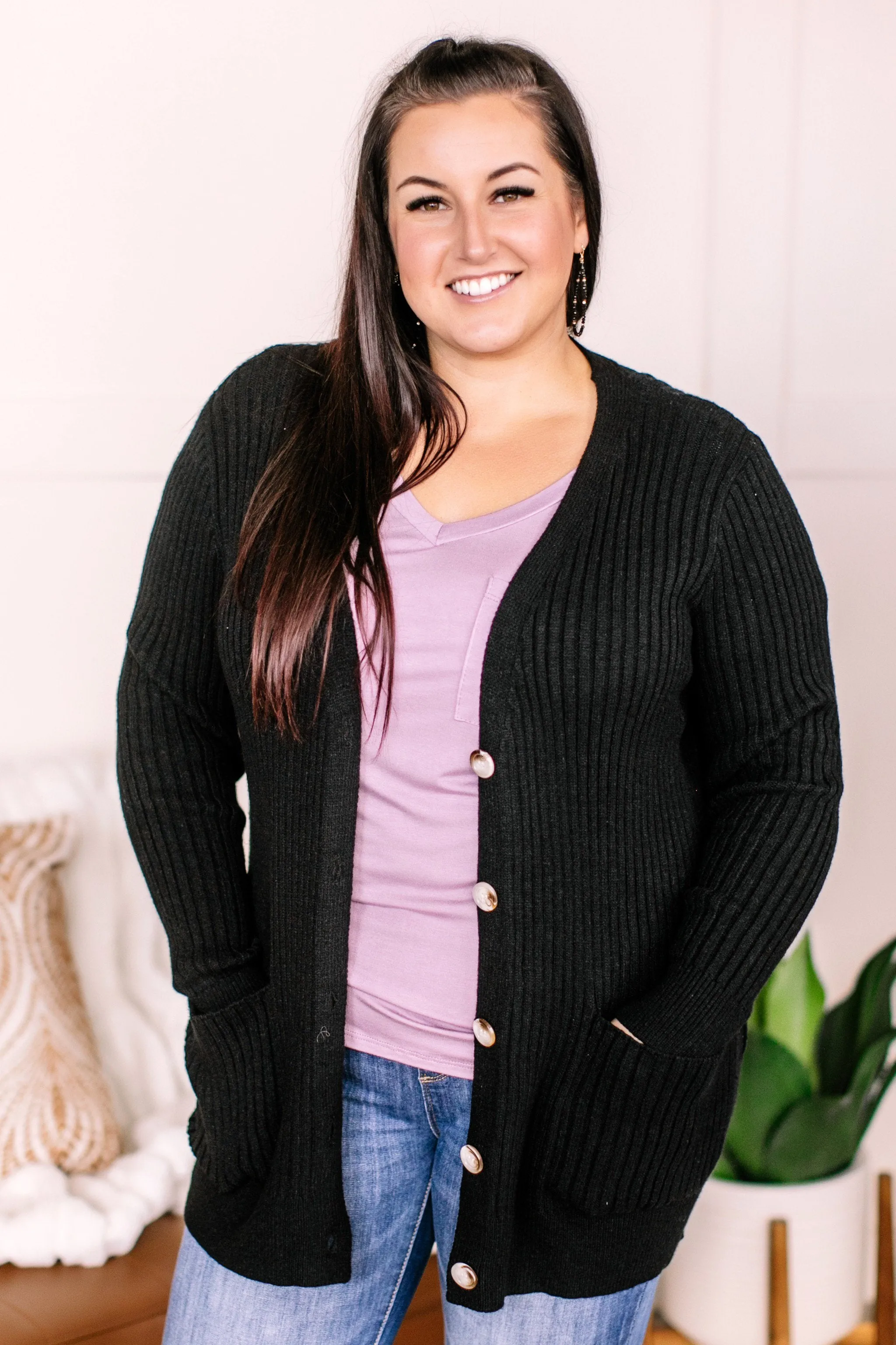 Warming Up To The Idea Cardigan In Coal