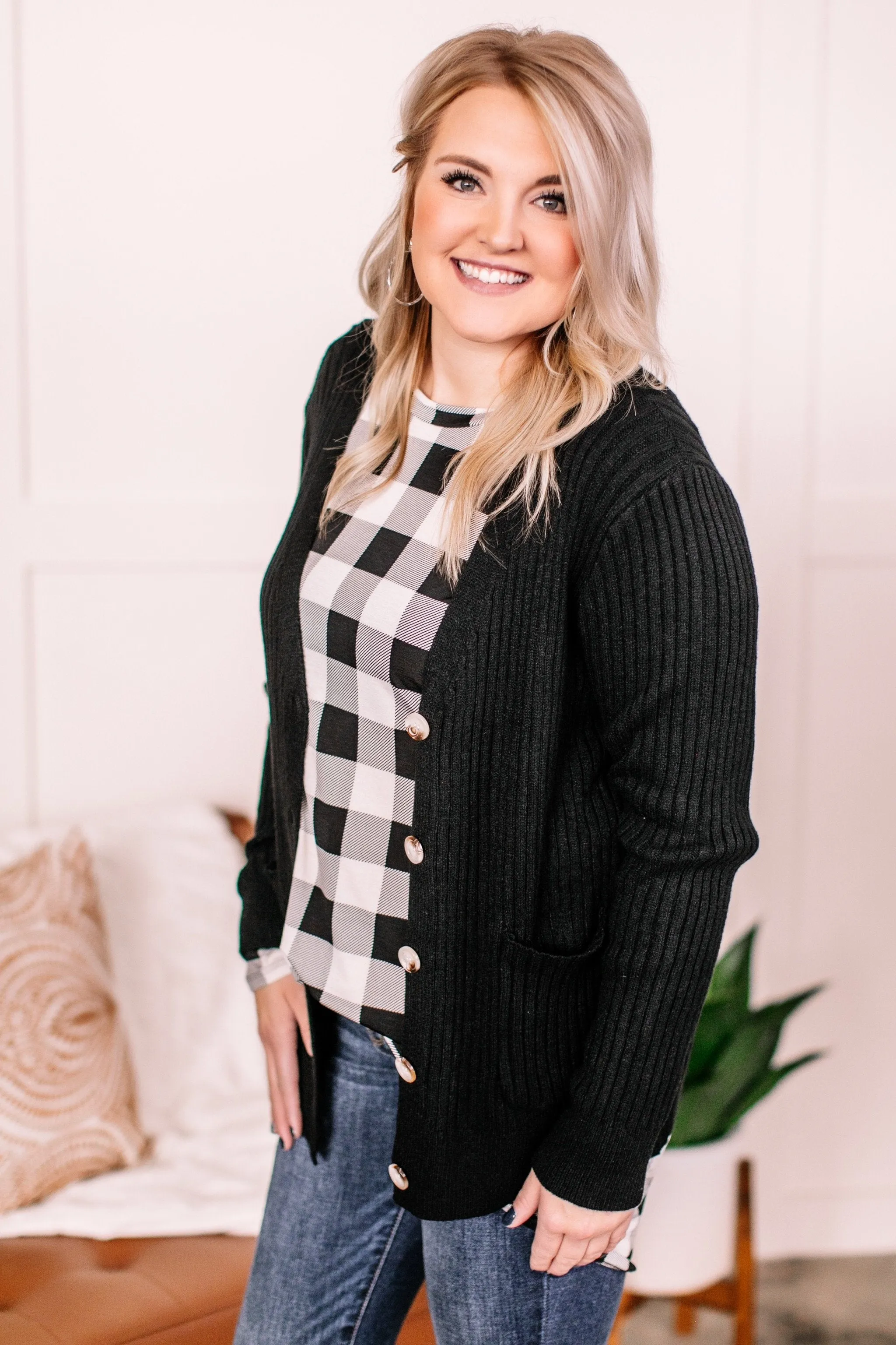 Warming Up To The Idea Cardigan In Coal