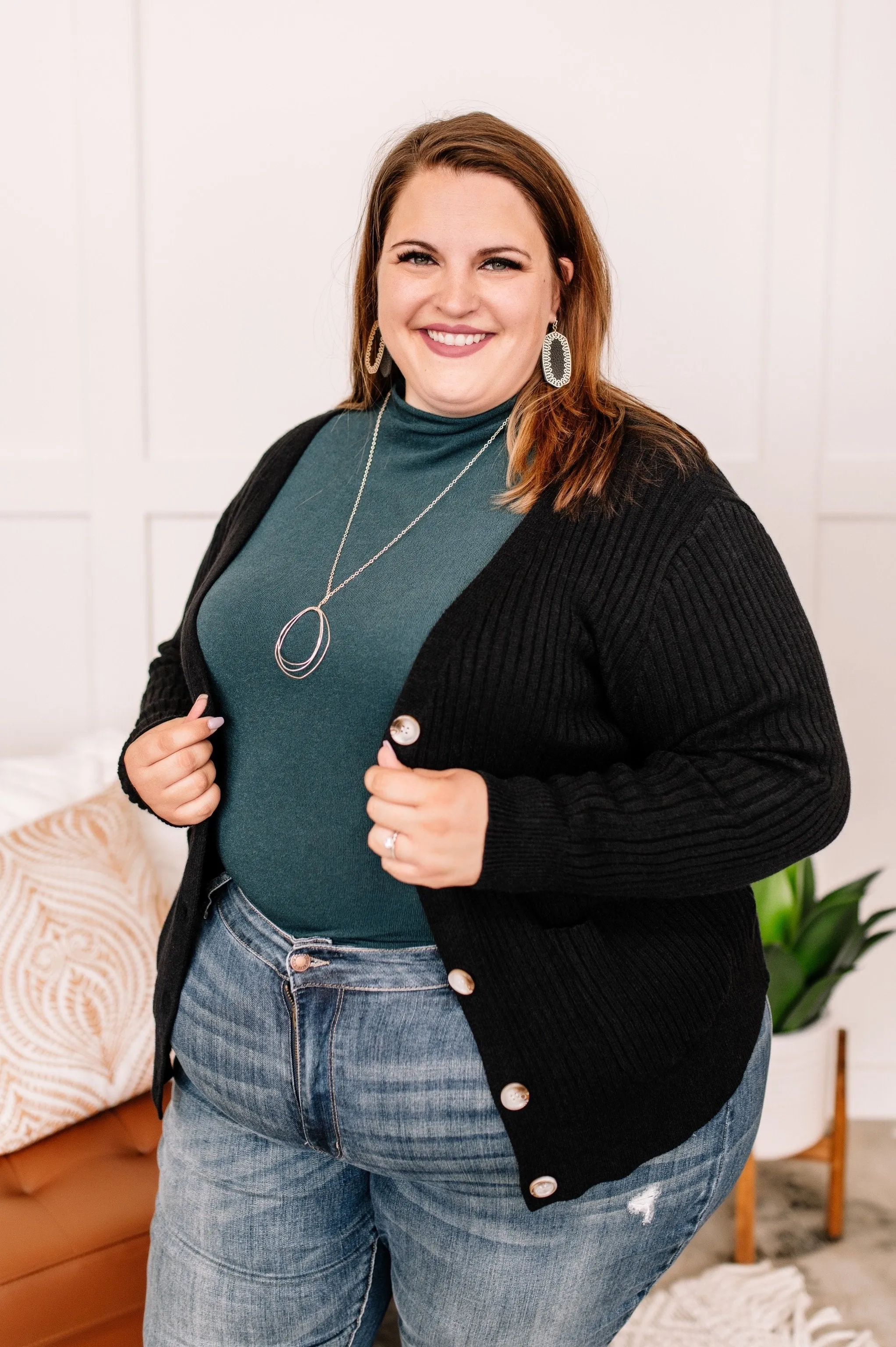 Warming Up To The Idea Cardigan In Coal