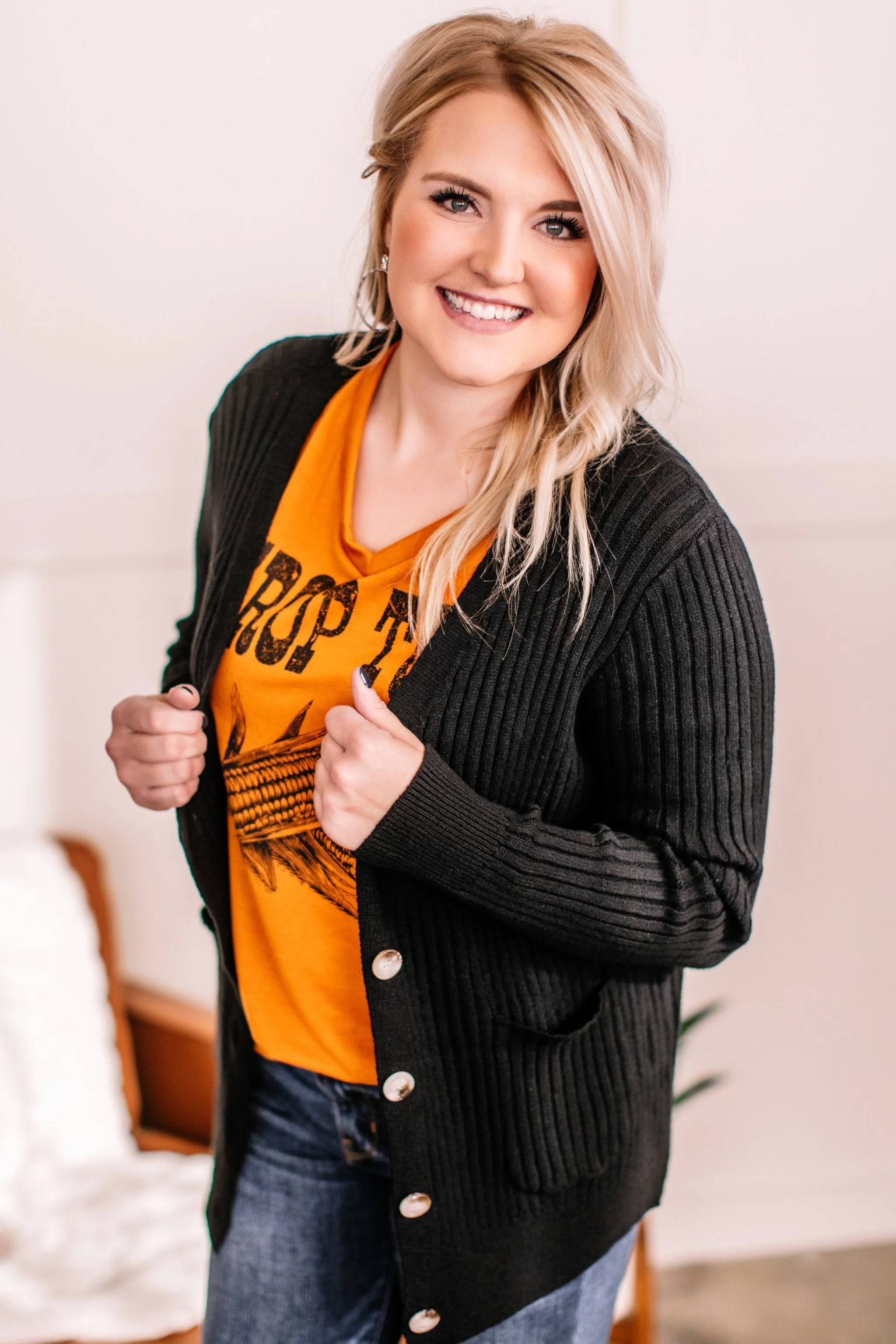 Warming Up To The Idea Cardigan In Coal