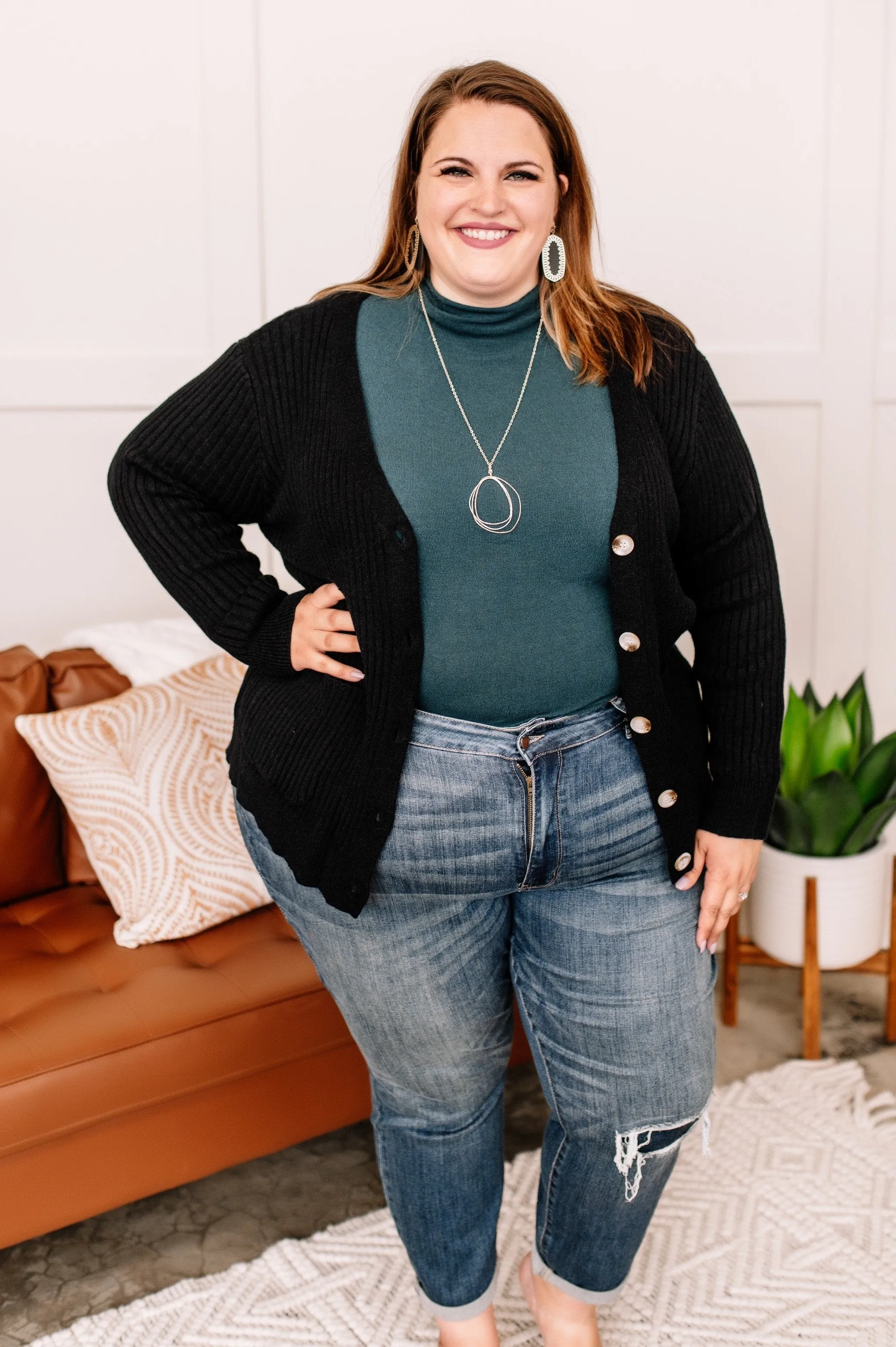 Warming Up To The Idea Cardigan In Coal