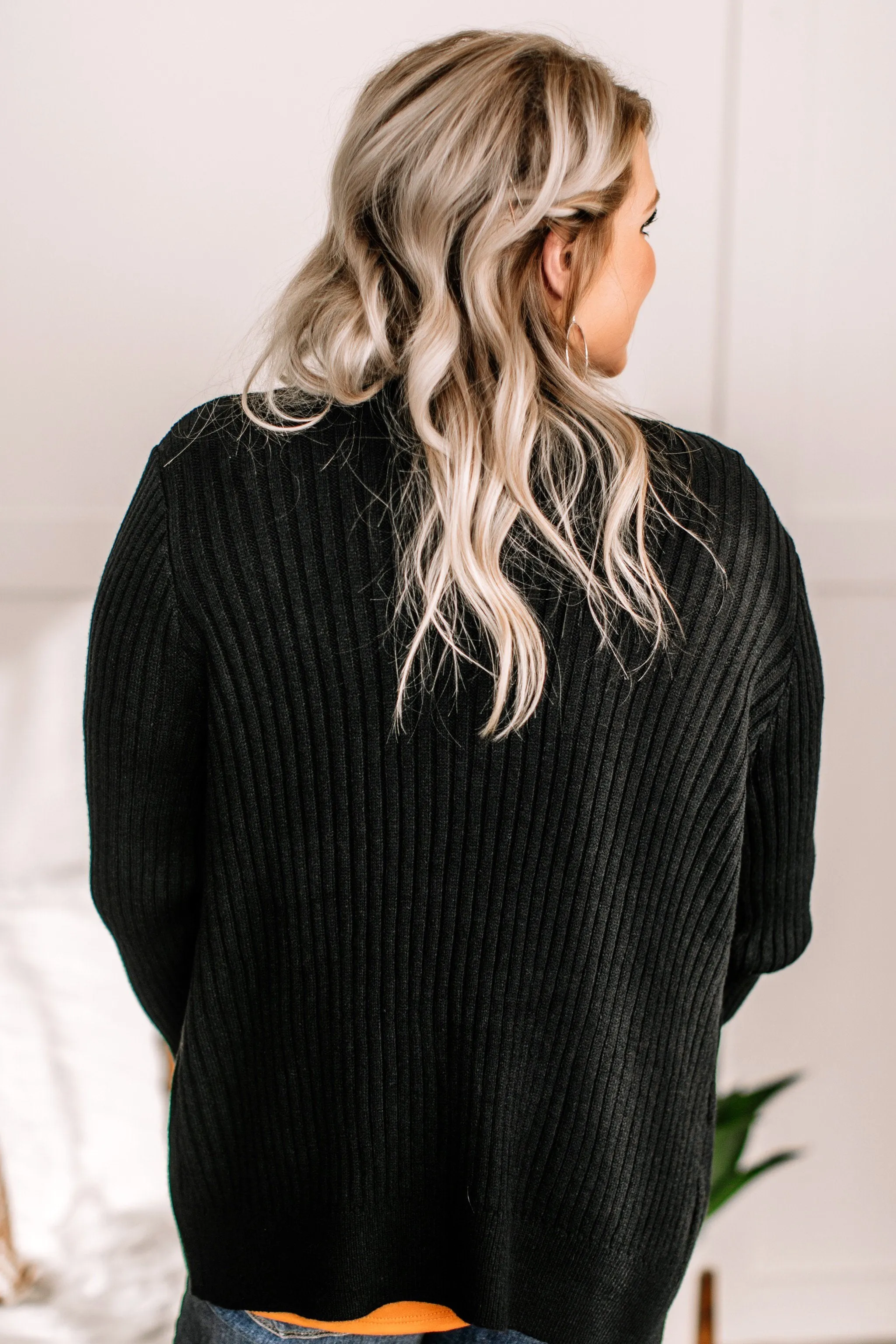 Warming Up To The Idea Cardigan In Coal
