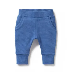 Wilson   Frenchy Brilliant Blue Waffle Pants