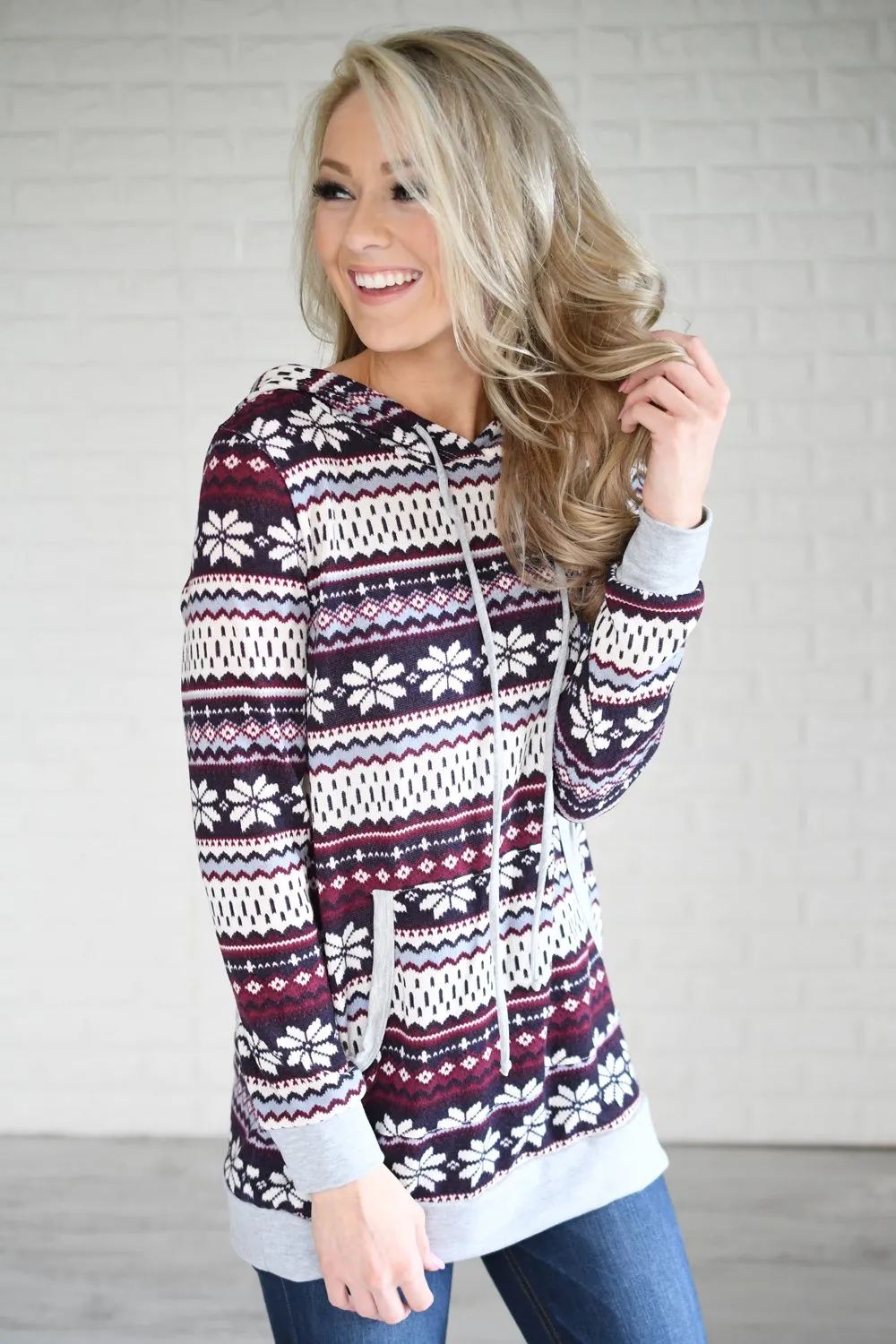 Winter Wonderland Snowflake Hoodie