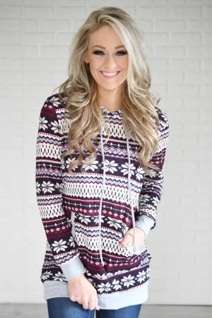 Winter Wonderland Snowflake Hoodie