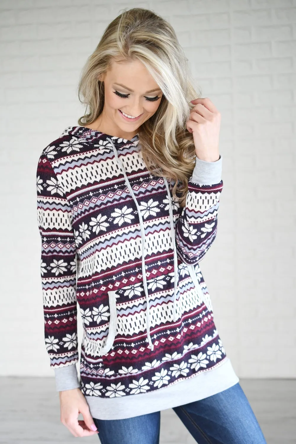 Winter Wonderland Snowflake Hoodie