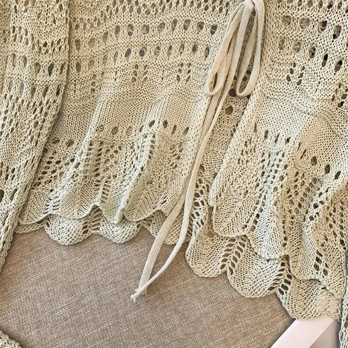Women's Hollow-Out Crochet Sun Protection Cardigan Sweater