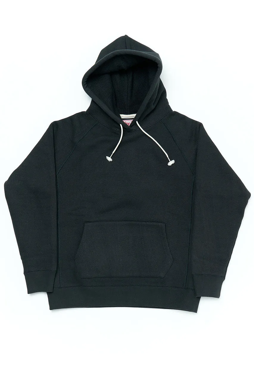 Wonder Looper Hoodie Double Heavyweight French Terry Sumi Black