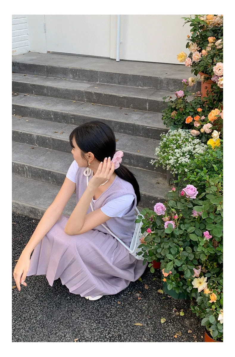 Wool sleeveless vest