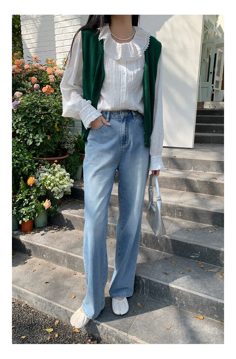 Wool sleeveless vest