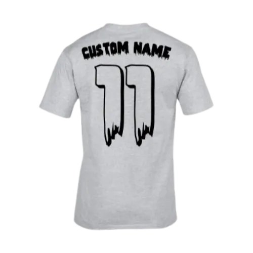 X5CAPE Custom T-Shirt With Sponsors - Neutral Colours