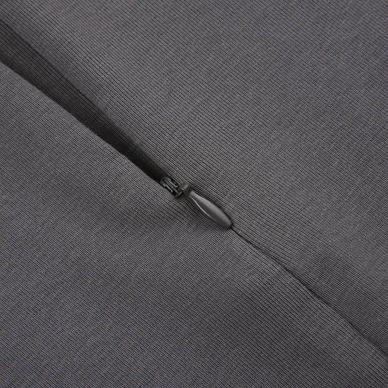 Y2K Basic Half Zip Up Top