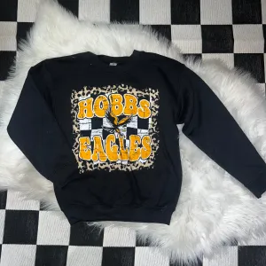 Youth Cheetah/Checkered Sweatshirt